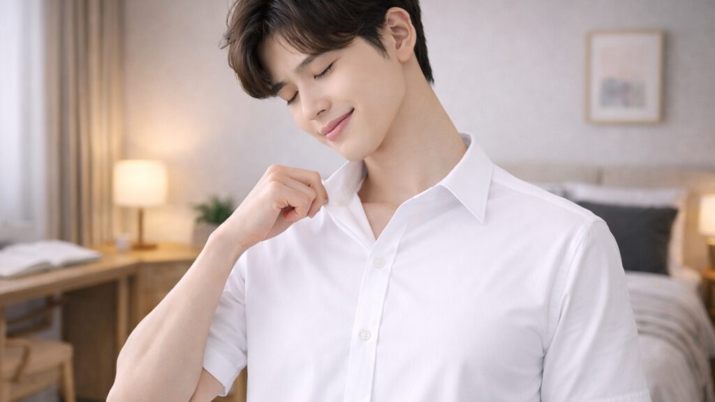 襟の黄ばみ原因と落とす対策 解決