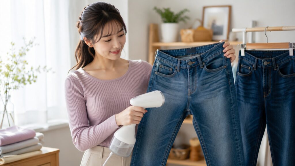 縮んだデニムを戻す方法と縮みにくい選び方