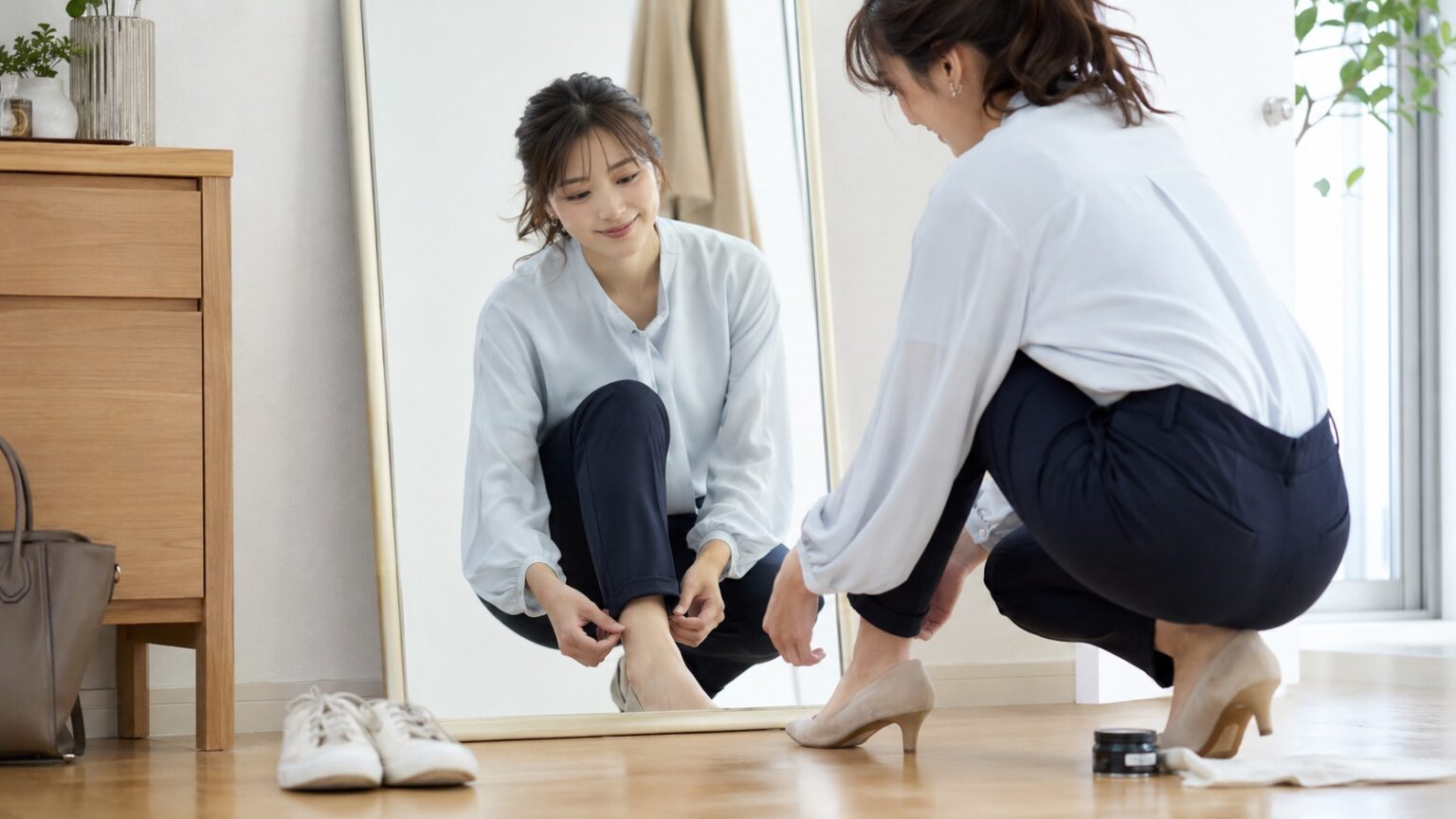 パンツの裾が汚れる原因と対策【歩き方・丈・靴・素材で防ぐコツ】 | 服の悩み解消WEB