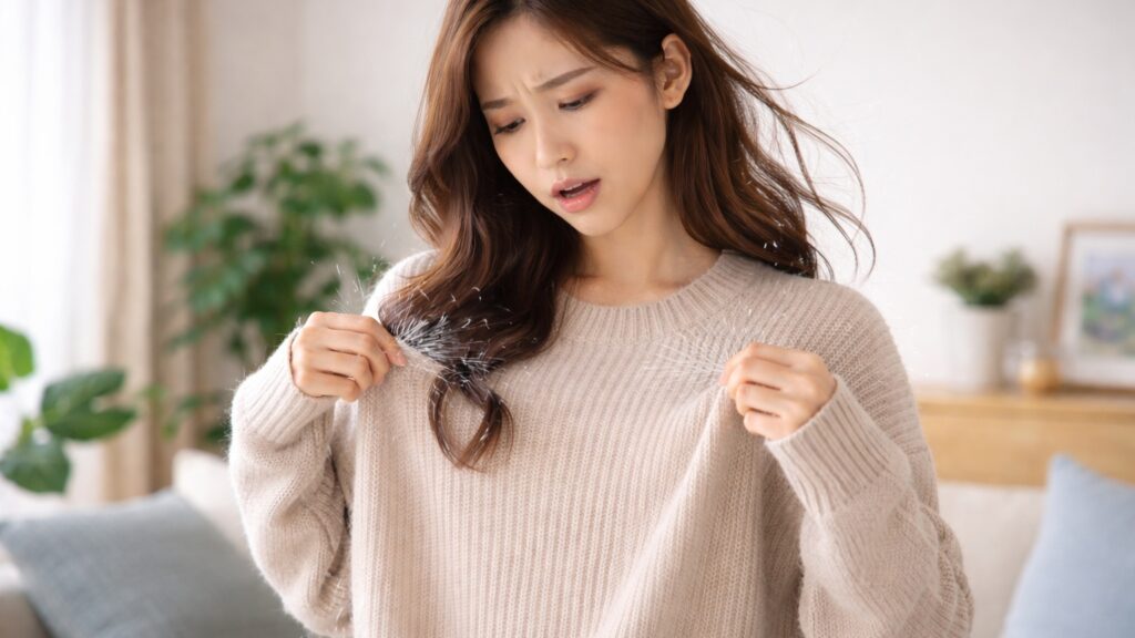 静電気が起きる服の特徴と対策