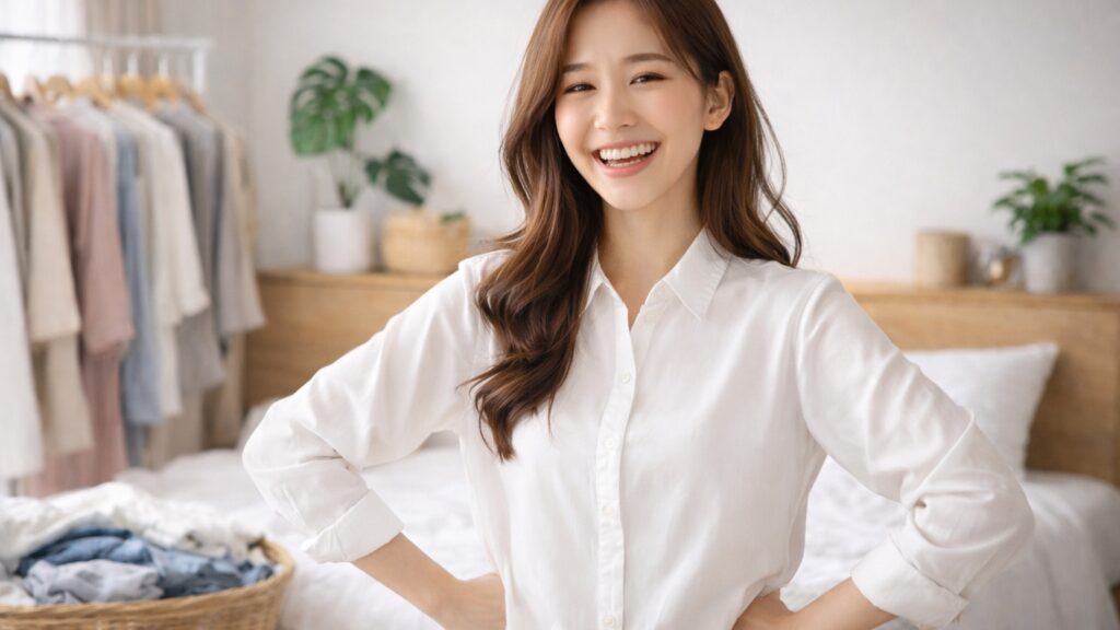 白い服が透ける原因　解決