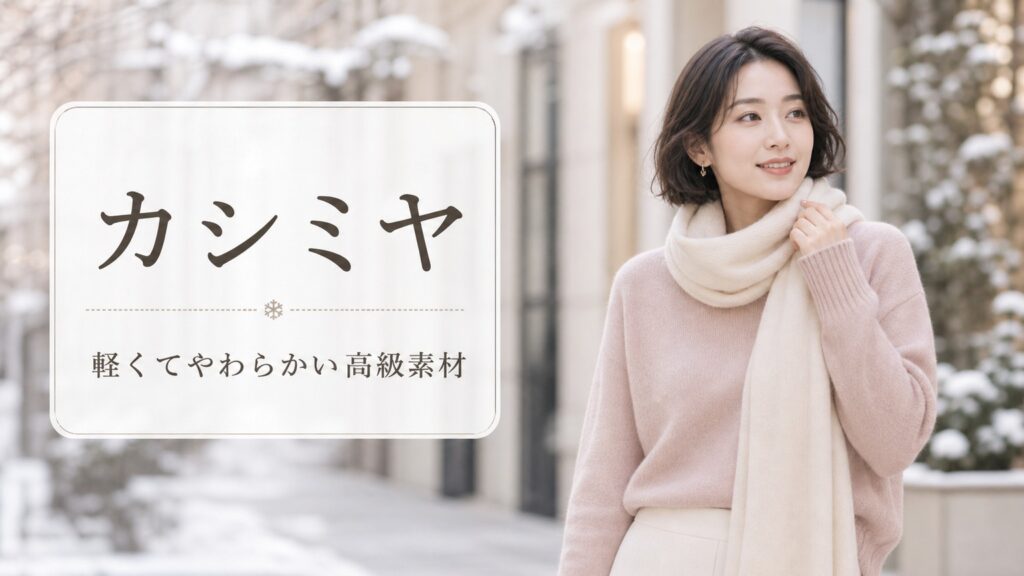 保温性の高い素材ランキング「カシミヤ」