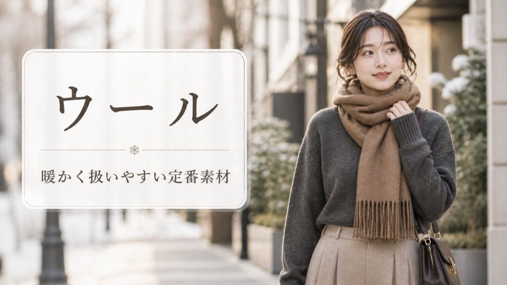 保温性の高い素材ランキング「ウール」