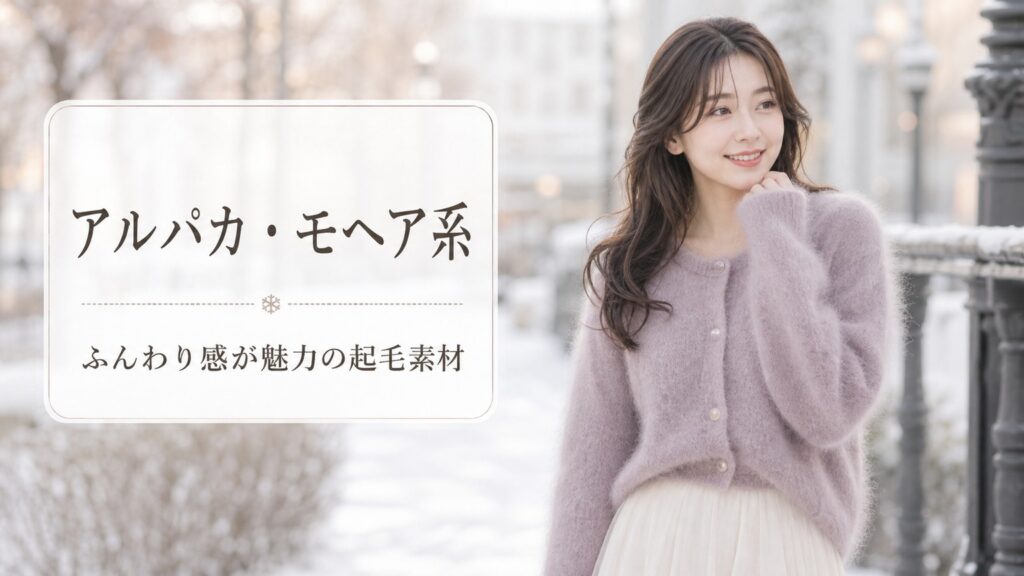 保温性の高い素材ランキング「アルパカ・モヘア系」