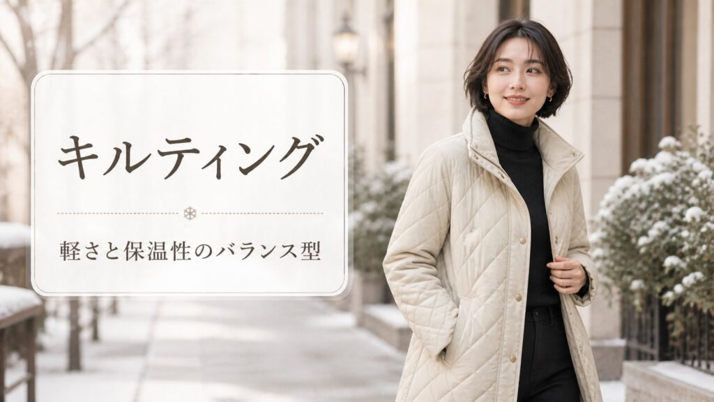 保温性の高い素材ランキング「キルティング」