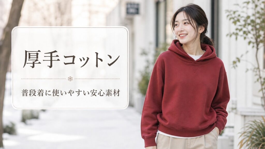 保温性の高い素材ランキング「厚手コットン」