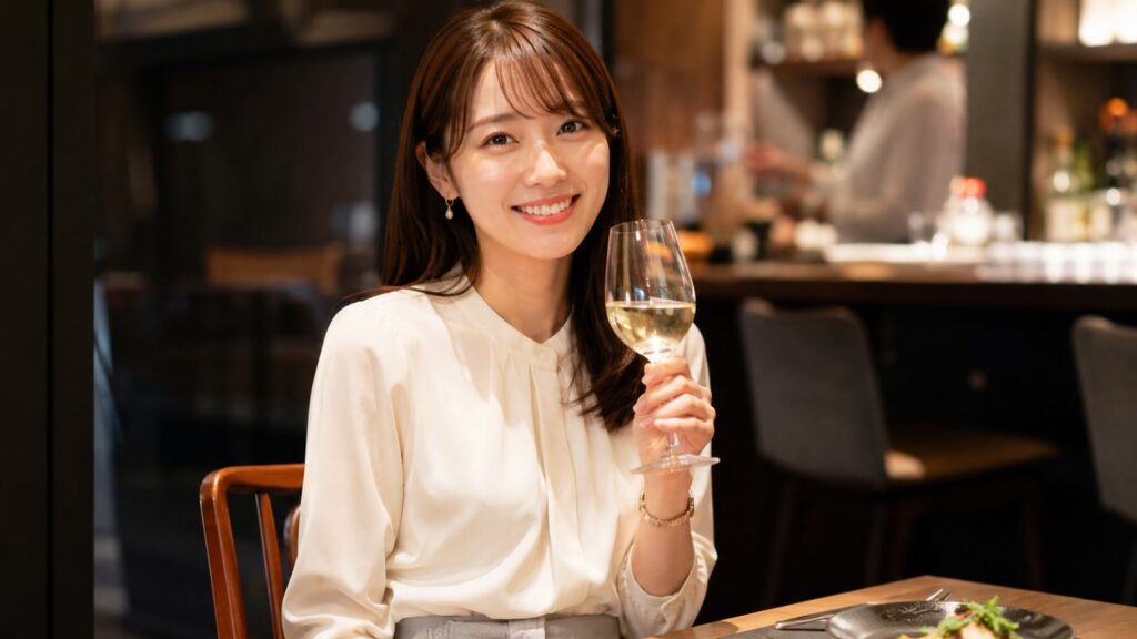 仕事→飲み会は「上半身で寄せる」と失敗しない
