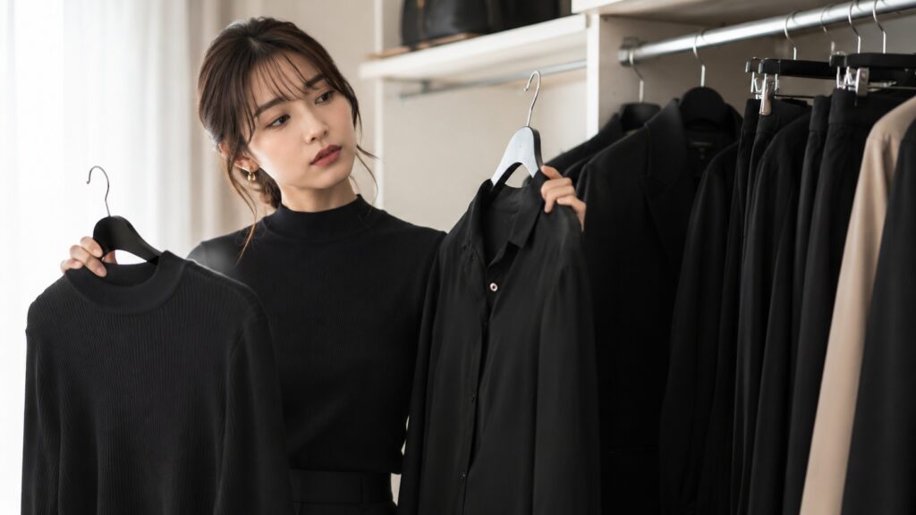 黒ばかり着てしまう原因と理由