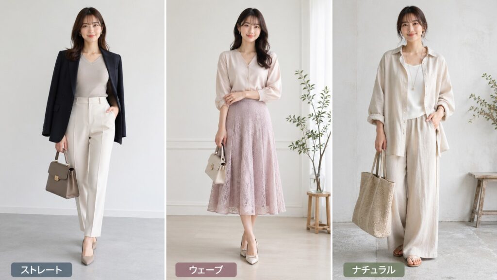 服の悩み解消WEB 骨格タイプ別の似合う服①