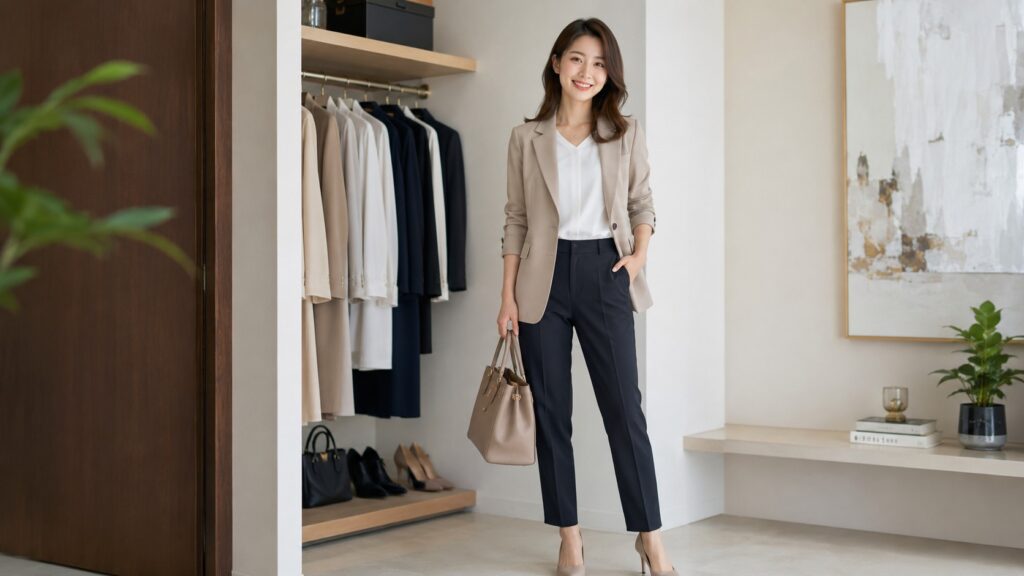 ジャケットが似合わない人は順番に整える