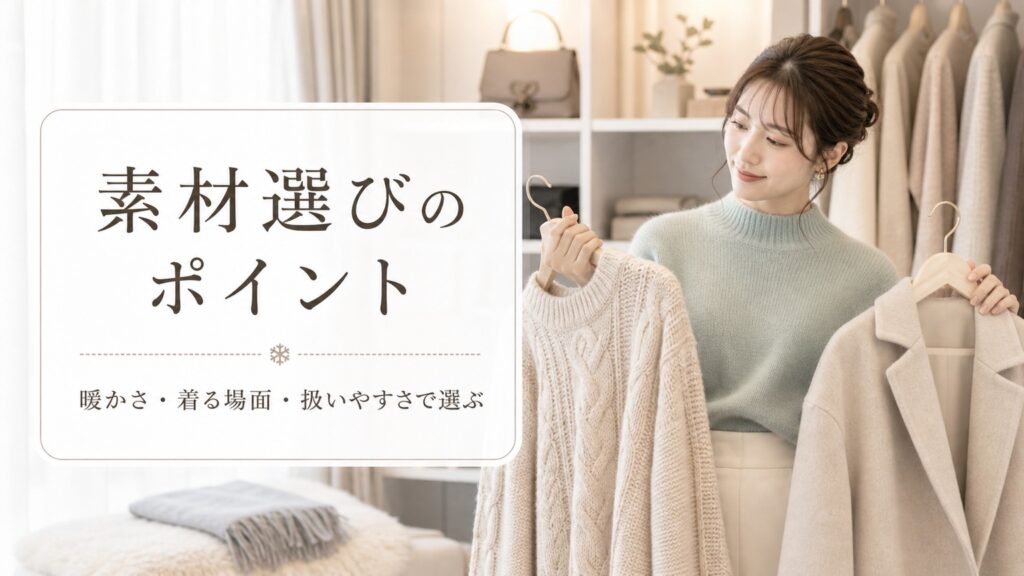 保温性の高い素材を選ぶときのポイント