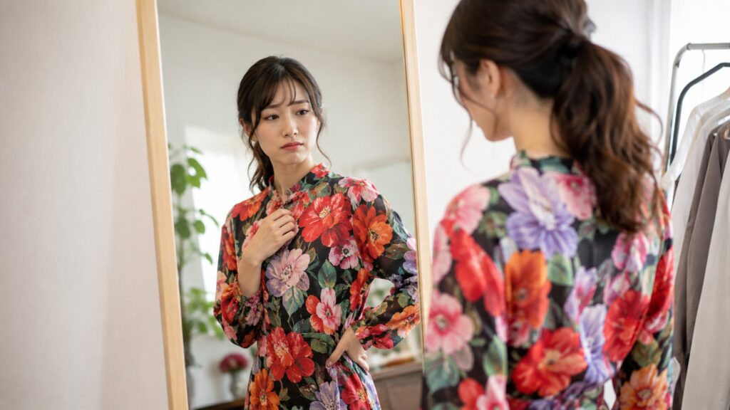 柄物が似合わない原因と理由