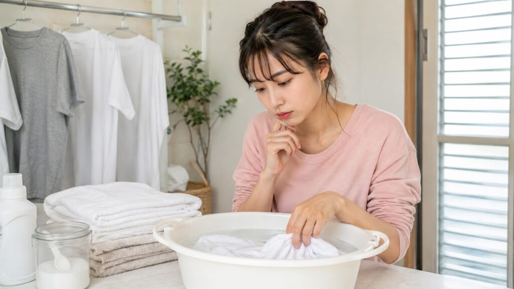 タオル・Tシャツの頑固な部屋干し臭の落とし方