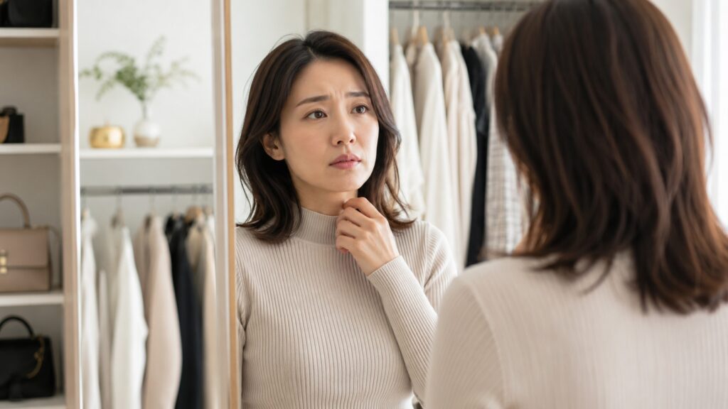 首が短く見える原因と理由