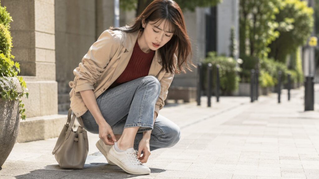 靴下がズレる主な原因と理由