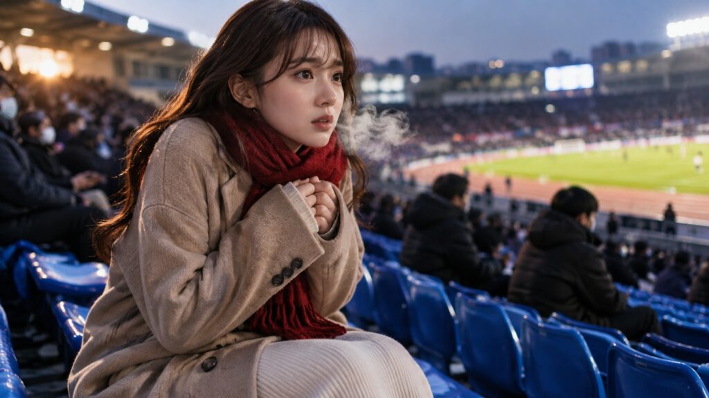 スポーツ観戦が寒くなる原因と理由