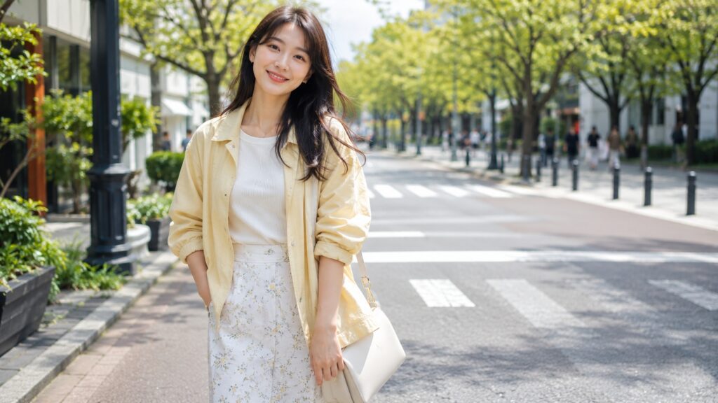 春アウターは“軽さとバランス”が命