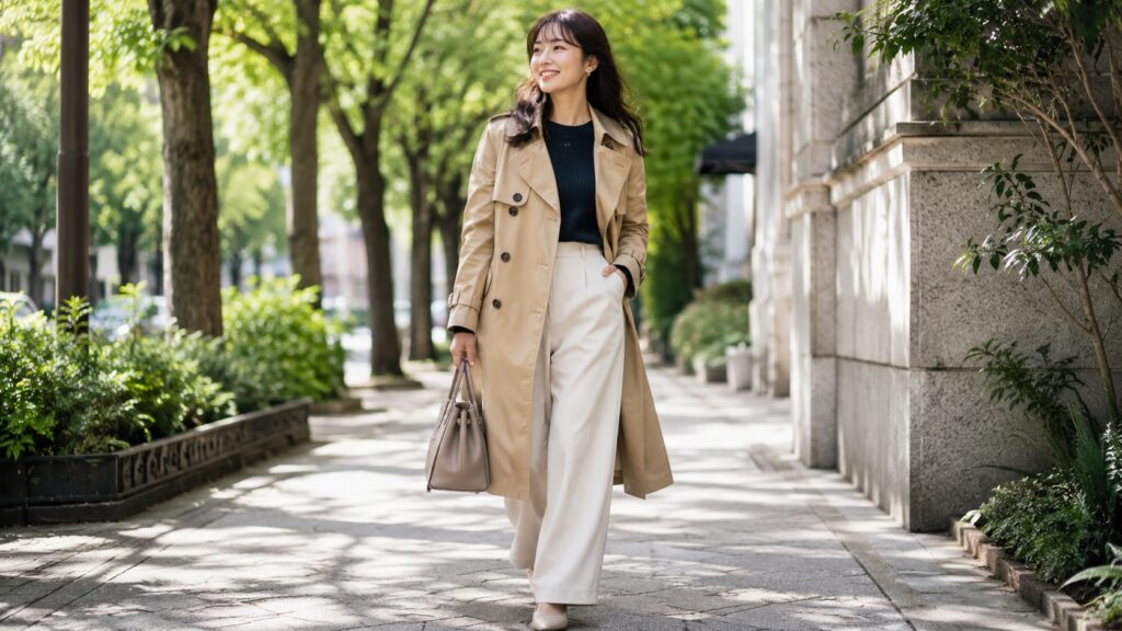 トレンチコートは原因を分ければ似合わせやすい