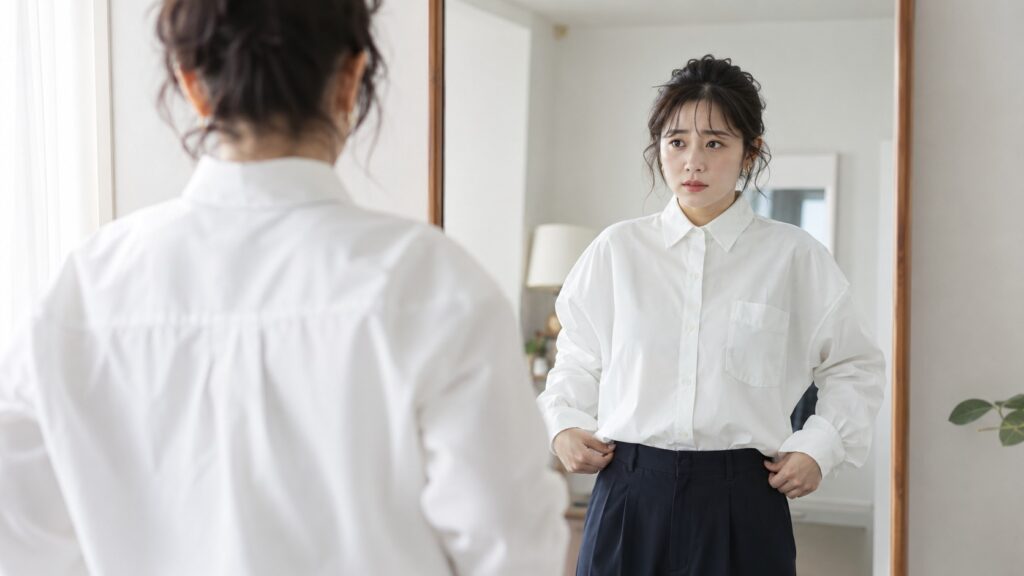 白シャツが似合わない人の特徴(原因と理由)
