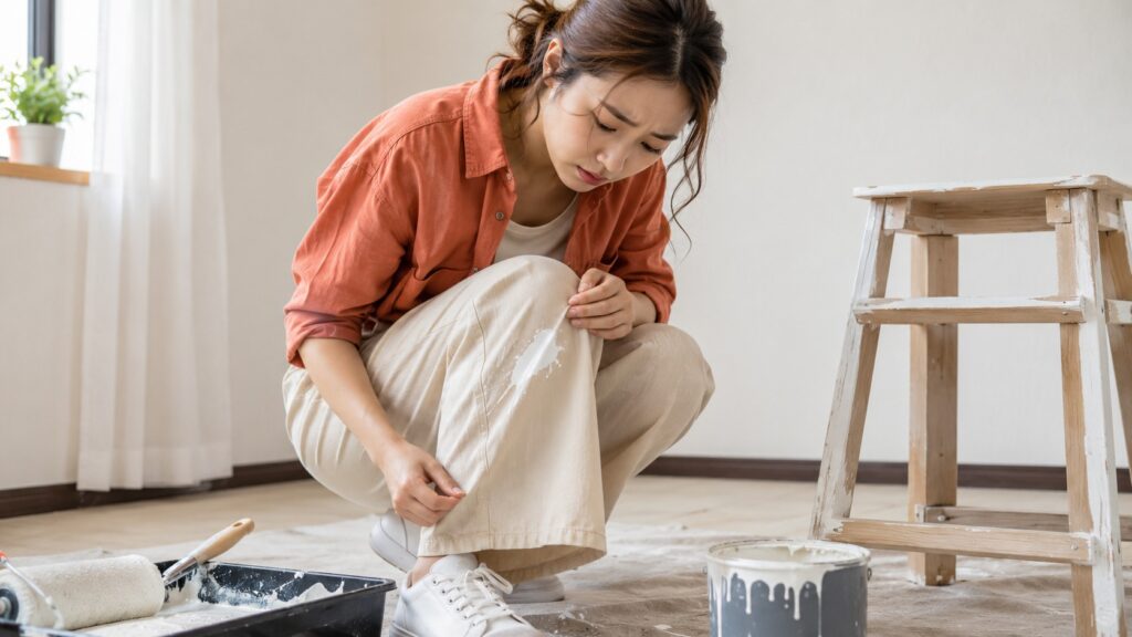 服についた「ペンキ汚れ」が厄介になる原因と理由