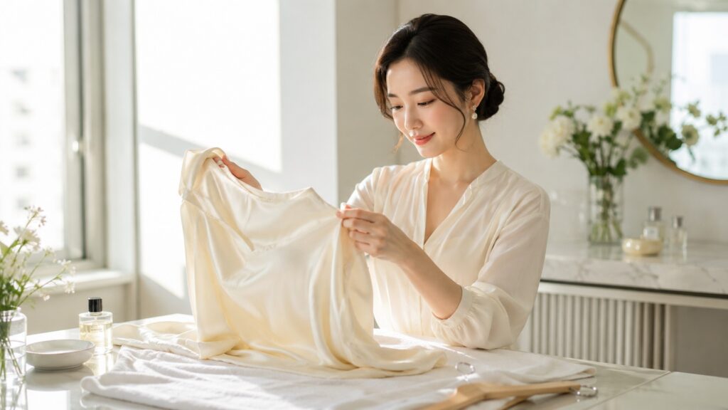 今日からできる「シルク素材」の正しい扱い方(対策)